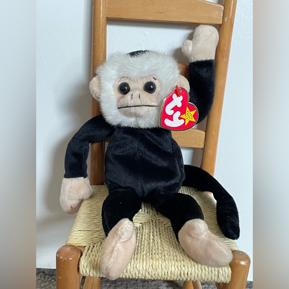 Ty Beanie Babies Mooch The Spider Monkey 1999 Retired Tag Errors